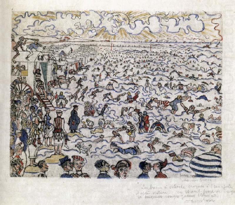 The Baths of Ostend, James Ensor